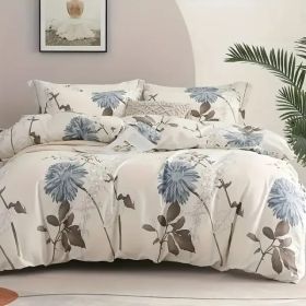 Haoyijia Big Flower Duvet Cover Queen (Option: Queen)